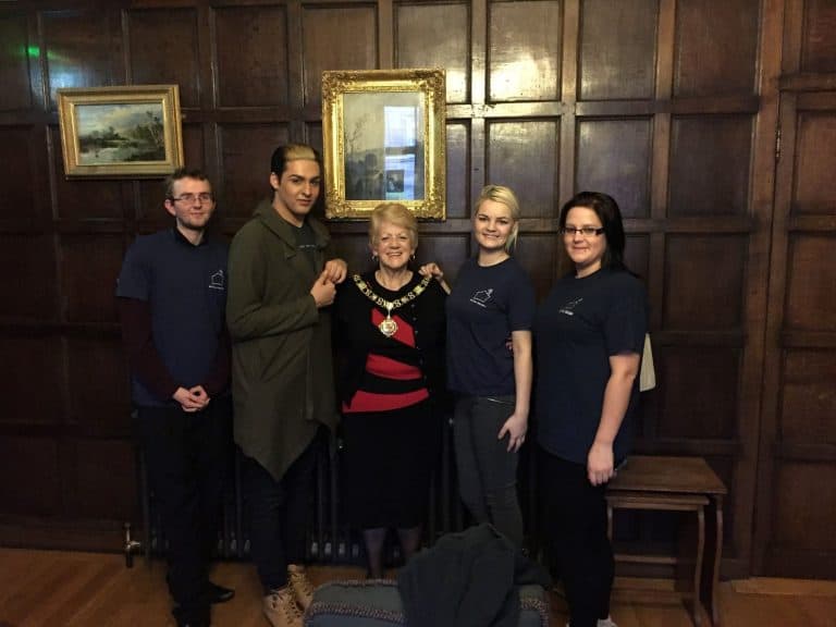 Meeting the Lord Mayor of Nottingham, Councillor Jackie Morris