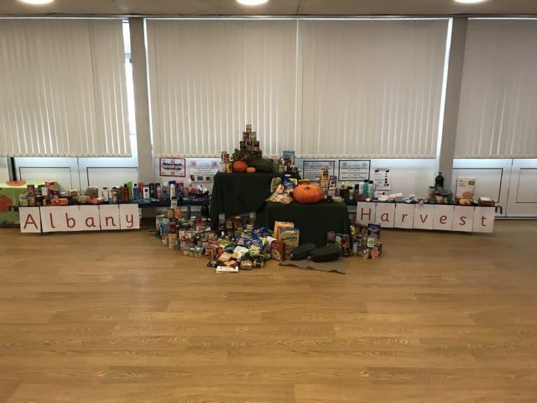 Albany Infants School Celebrate Harvest Festival with Broxtowe Youth Homelessness