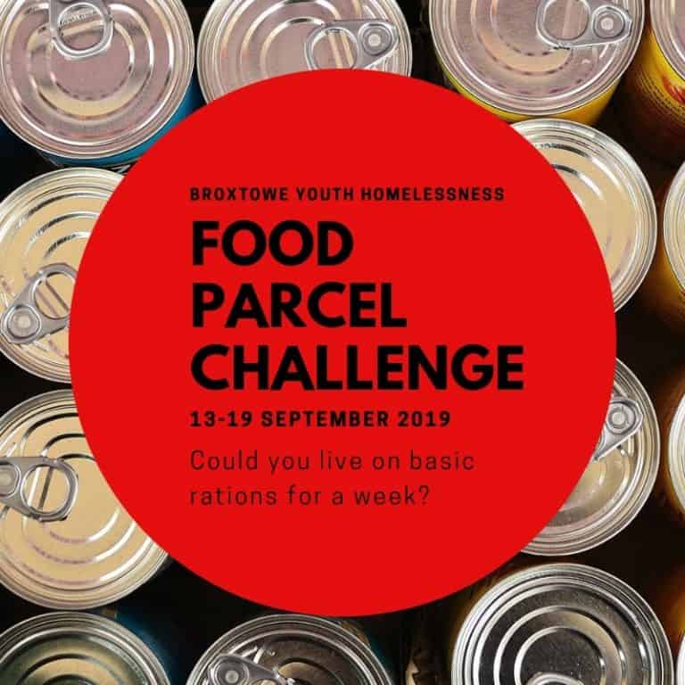 Food Parcel Challenge Set to Raise Thousands for Young Homeless People