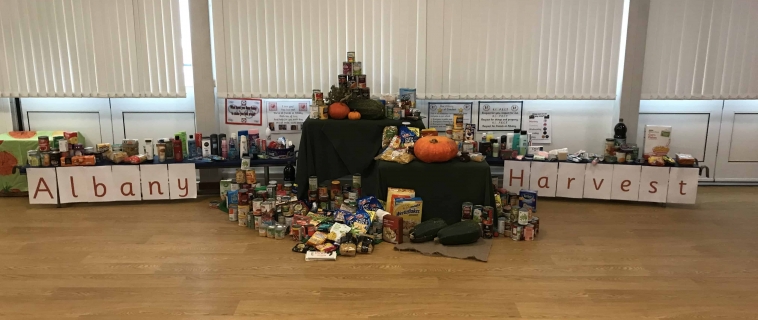 Albany Infants School Celebrate Harvest Festival with Broxtowe Youth Homelessness